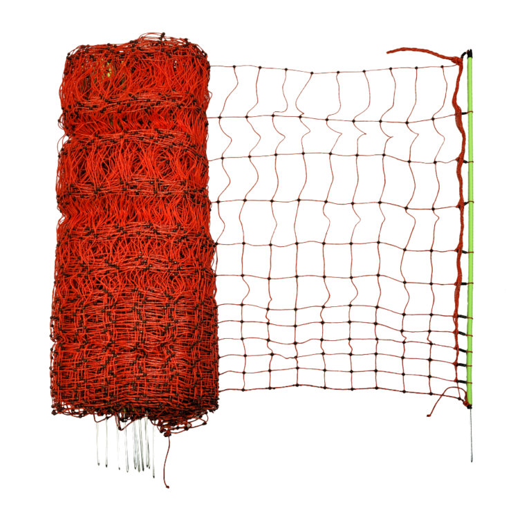 Electrifiable poultry net