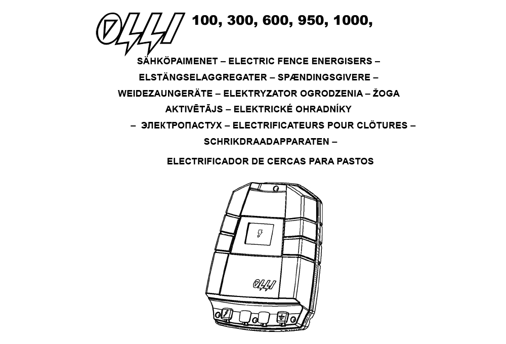 Olli 100 300 600 950 1000 käyttöohjekuvake